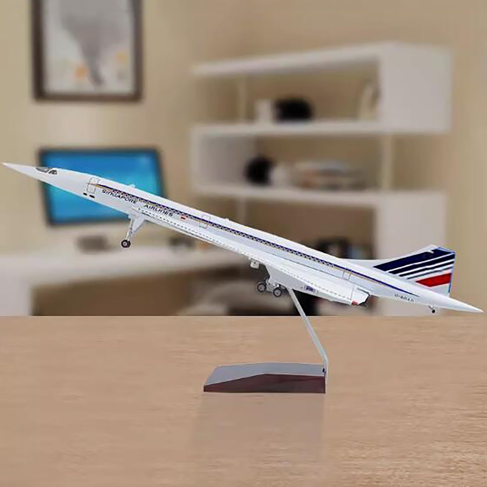 エールフランス　コンコルド ダイキャストレジン モデル　50cm 1/125 エールフランス コンコルド ダイキャストモデル 50cm Scale:1